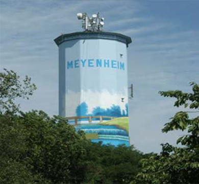 Ouvrages d'alimentation en eau potable (château d'eau de Meyenheim)